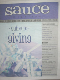 Cover of Sauce magazine gift guide