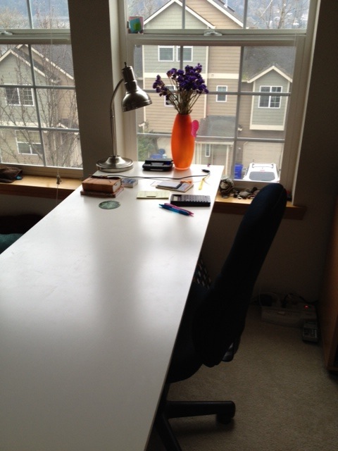 Shannon's beautifully clear desk