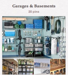 Garages & Basements pinboard