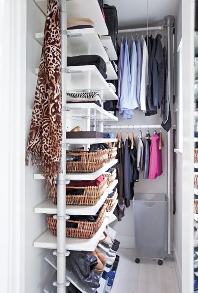 A minimalist closet