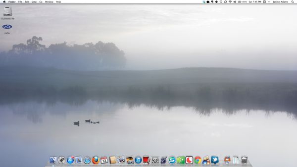 A cleaned of computer desktop is a beautiful thing.