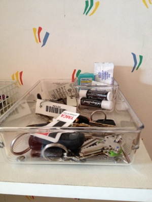 The decluttered keys are much easier to find