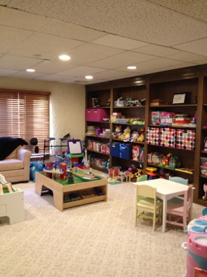 Playroom transformation - after