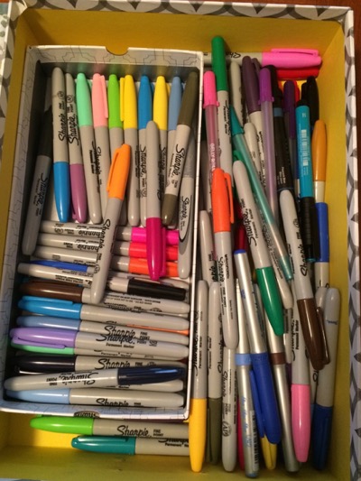 A storage solution for my colored Sharpies, Blog