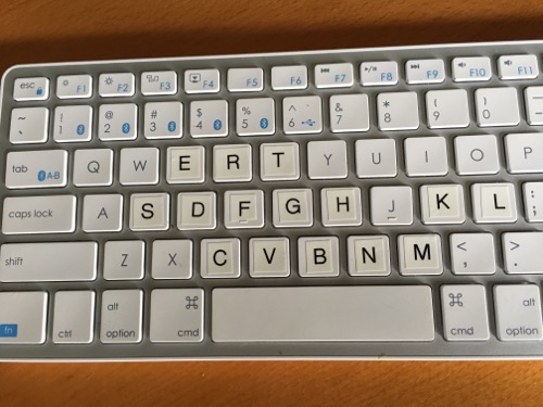 replacing worn off keyboard keys