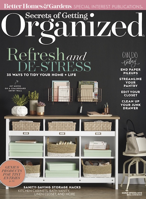 I M In Secrets Of Getting Organized Magazine Blog Peace Of