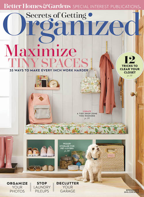 Secrets of Getting Organized Spring 2019 cover